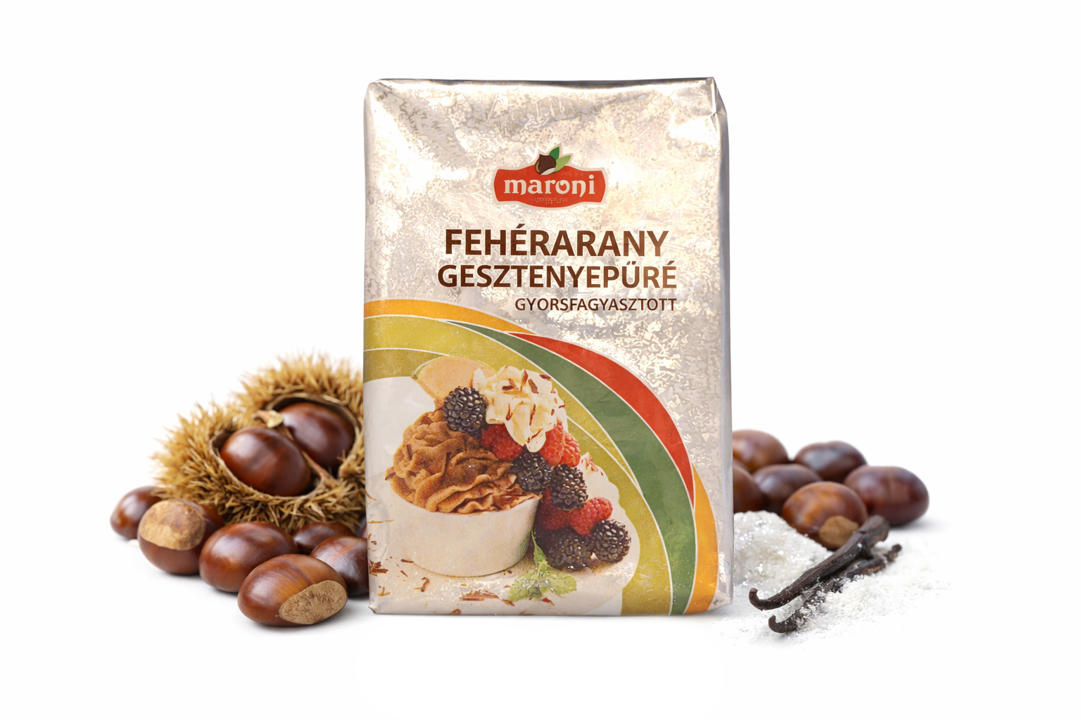 kaštanové pyré - slazené